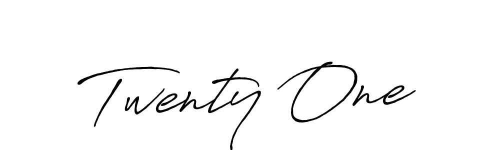 It looks lik you need a new signature style for name Twenty One. Design unique handwritten (Antro_Vectra_Bolder) signature with our free signature maker in just a few clicks. Twenty One signature style 7 images and pictures png