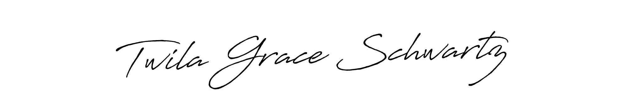 This is the best signature style for the Twila Grace Schwartz name. Also you like these signature font (Antro_Vectra_Bolder). Mix name signature. Twila Grace Schwartz signature style 7 images and pictures png