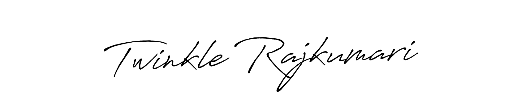 Create a beautiful signature design for name Twinkle Rajkumari. With this signature (Antro_Vectra_Bolder) fonts, you can make a handwritten signature for free. Twinkle Rajkumari signature style 7 images and pictures png