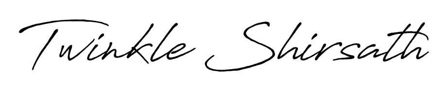 Upgrade your professional image with Twinkle Shirsath signature created with Antro_Vectra_Bolder font. Fast, free, and watermark-free download. Twinkle Shirsath signature style 7 images and pictures png