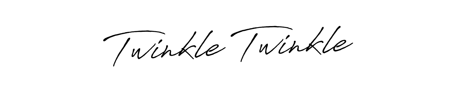 How to make Twinkle Twinkle signature? Antro_Vectra_Bolder is a professional autograph style. Create handwritten signature for Twinkle Twinkle name. Twinkle Twinkle signature style 7 images and pictures png