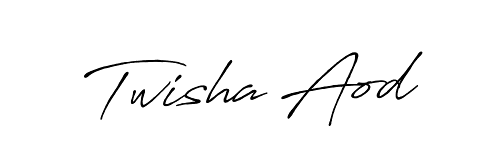 Antro_Vectra_Bolder is a professional signature style that is perfect for those who want to add a touch of class to their signature. It is also a great choice for those who want to make their signature more unique. Get Twisha Aod name to fancy signature for free. Twisha Aod signature style 7 images and pictures png