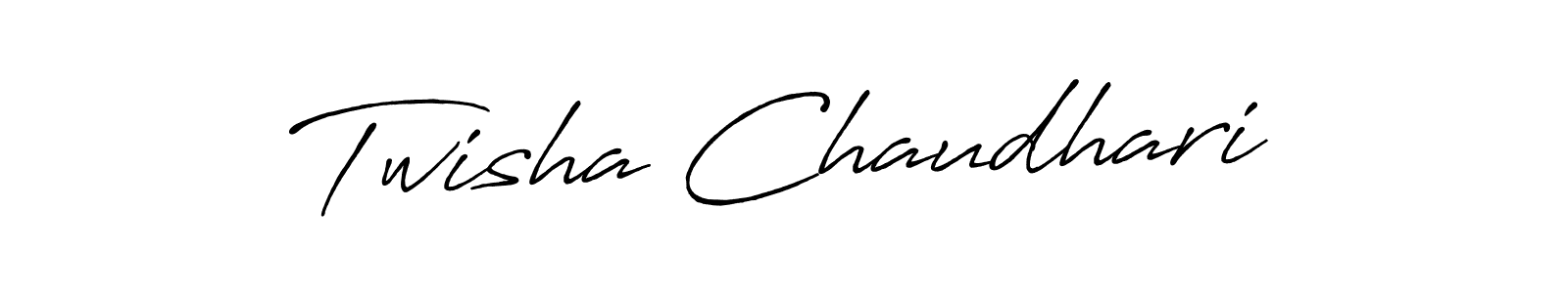 How to Draw Twisha Chaudhari signature style? Antro_Vectra_Bolder is a latest design signature styles for name Twisha Chaudhari. Twisha Chaudhari signature style 7 images and pictures png