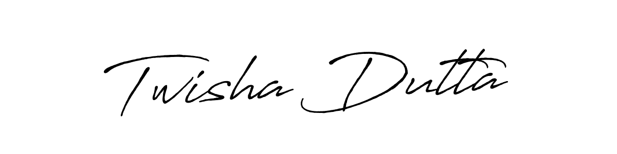 You should practise on your own different ways (Antro_Vectra_Bolder) to write your name (Twisha Dutta) in signature. don't let someone else do it for you. Twisha Dutta signature style 7 images and pictures png