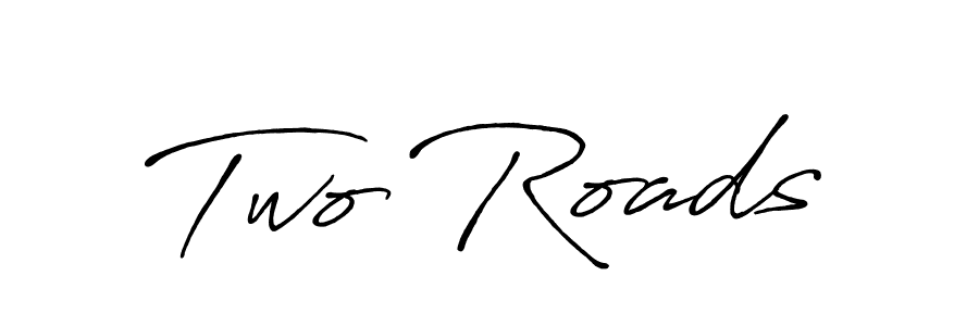 Similarly Antro_Vectra_Bolder is the best handwritten signature design. Signature creator online .You can use it as an online autograph creator for name Two Roads. Two Roads signature style 7 images and pictures png