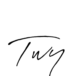 Once you've used our free online signature maker to create your best signature Antro_Vectra_Bolder style, it's time to enjoy all of the benefits that Twy name signing documents. Twy signature style 7 images and pictures png