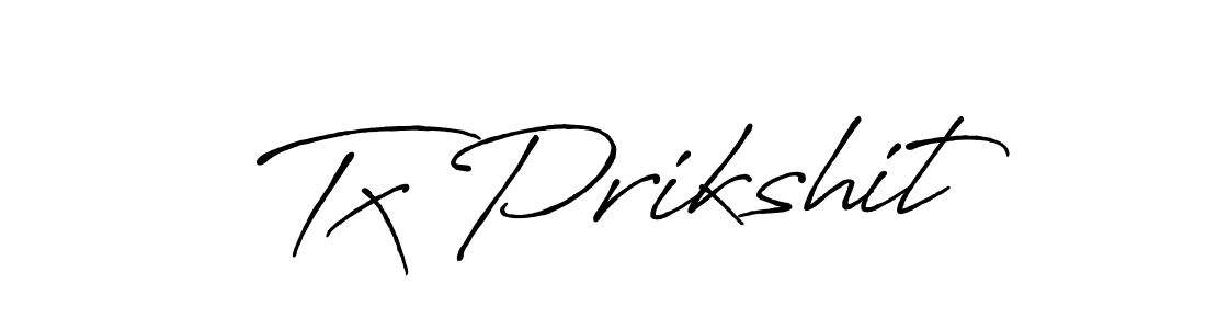 Antro_Vectra_Bolder is a professional signature style that is perfect for those who want to add a touch of class to their signature. It is also a great choice for those who want to make their signature more unique. Get Tx Prikshit name to fancy signature for free. Tx Prikshit signature style 7 images and pictures png