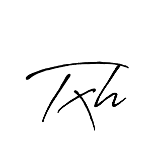 It looks lik you need a new signature style for name Txh. Design unique handwritten (Antro_Vectra_Bolder) signature with our free signature maker in just a few clicks. Txh signature style 7 images and pictures png