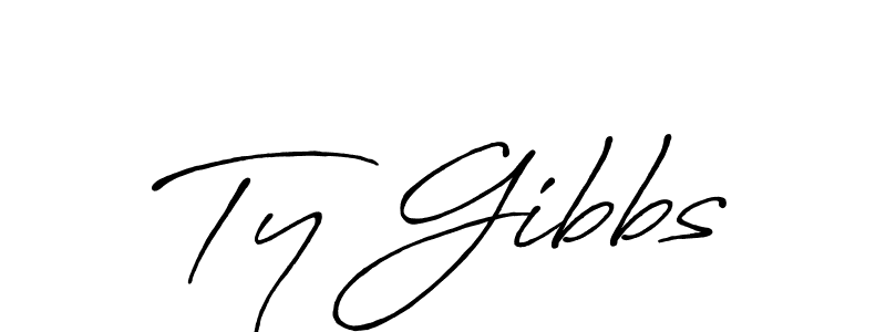 Best and Professional Signature Style for Ty Gibbs. Antro_Vectra_Bolder Best Signature Style Collection. Ty Gibbs signature style 7 images and pictures png