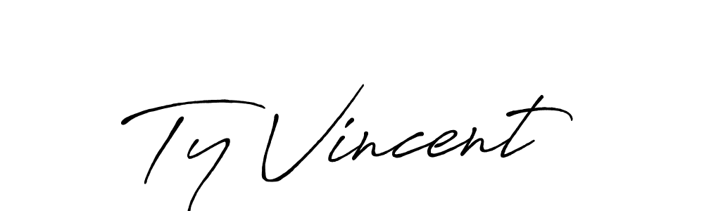 Best and Professional Signature Style for Ty Vincent. Antro_Vectra_Bolder Best Signature Style Collection. Ty Vincent signature style 7 images and pictures png