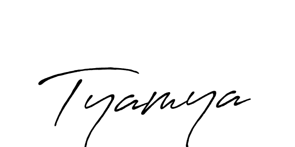 The best way (Antro_Vectra_Bolder) to make a short signature is to pick only two or three words in your name. The name Tyamya include a total of six letters. For converting this name. Tyamya signature style 7 images and pictures png