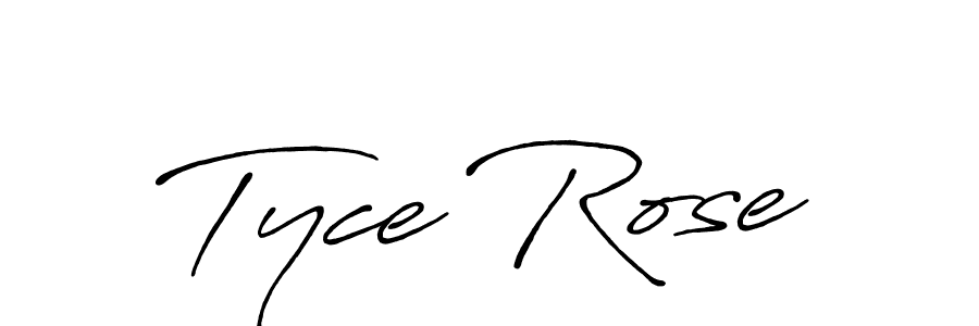 Make a short Tyce Rose signature style. Manage your documents anywhere anytime using Antro_Vectra_Bolder. Create and add eSignatures, submit forms, share and send files easily. Tyce Rose signature style 7 images and pictures png