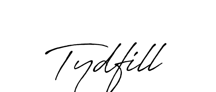 How to make Tydfill signature? Antro_Vectra_Bolder is a professional autograph style. Create handwritten signature for Tydfill name. Tydfill signature style 7 images and pictures png