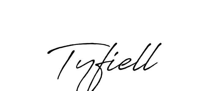 Tyfiell stylish signature style. Best Handwritten Sign (Antro_Vectra_Bolder) for my name. Handwritten Signature Collection Ideas for my name Tyfiell. Tyfiell signature style 7 images and pictures png