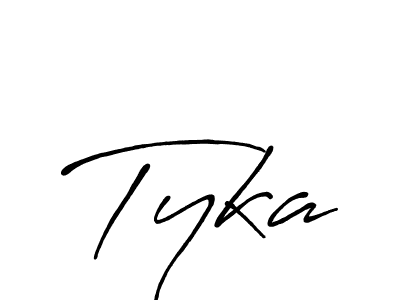 Once you've used our free online signature maker to create your best signature Antro_Vectra_Bolder style, it's time to enjoy all of the benefits that Tyka name signing documents. Tyka signature style 7 images and pictures png