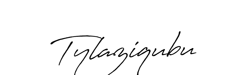 Create a beautiful signature design for name Tylaziqubu. With this signature (Antro_Vectra_Bolder) fonts, you can make a handwritten signature for free. Tylaziqubu signature style 7 images and pictures png