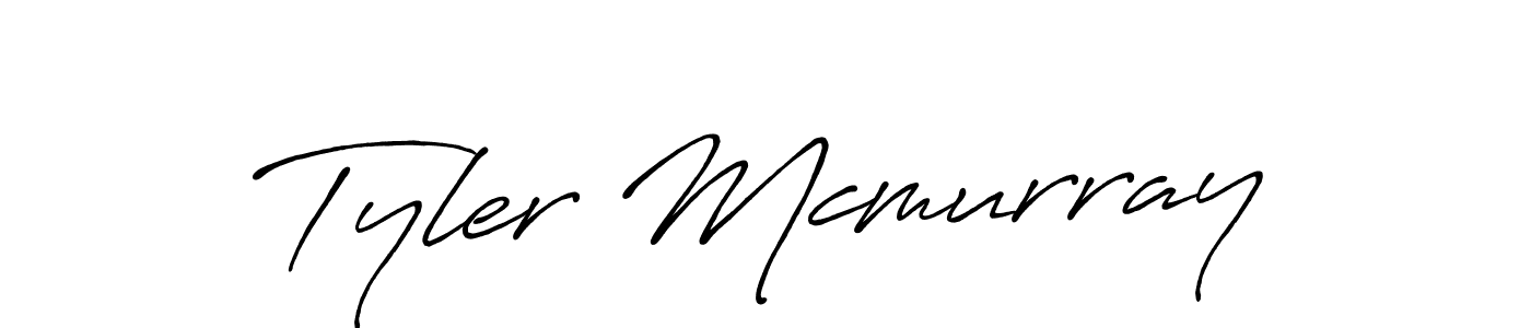 Create a beautiful signature design for name Tyler Mcmurray. With this signature (Antro_Vectra_Bolder) fonts, you can make a handwritten signature for free. Tyler Mcmurray signature style 7 images and pictures png