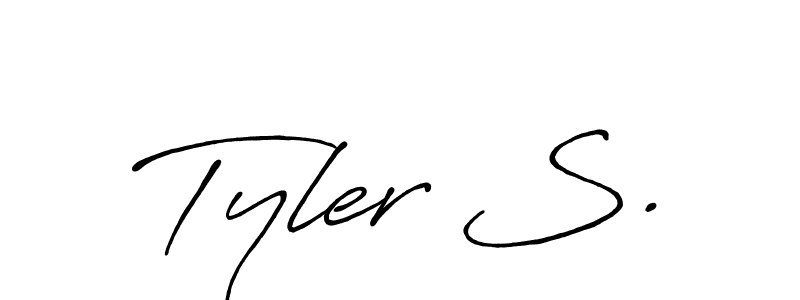 Similarly Antro_Vectra_Bolder is the best handwritten signature design. Signature creator online .You can use it as an online autograph creator for name Tyler S.. Tyler S. signature style 7 images and pictures png