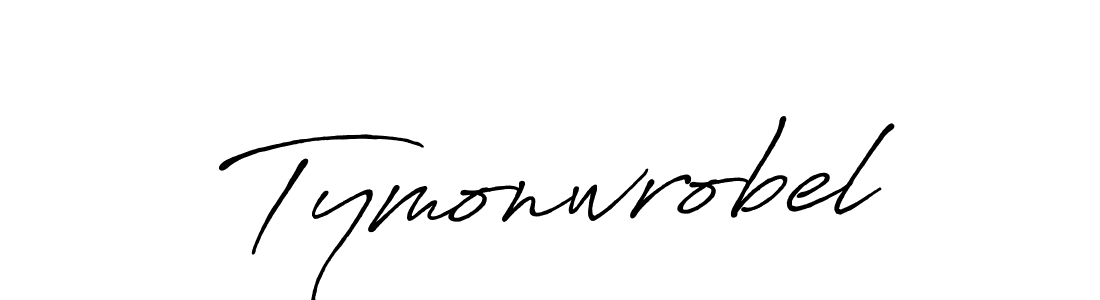 How to make Tymonwrobel signature? Antro_Vectra_Bolder is a professional autograph style. Create handwritten signature for Tymonwrobel name. Tymonwrobel signature style 7 images and pictures png