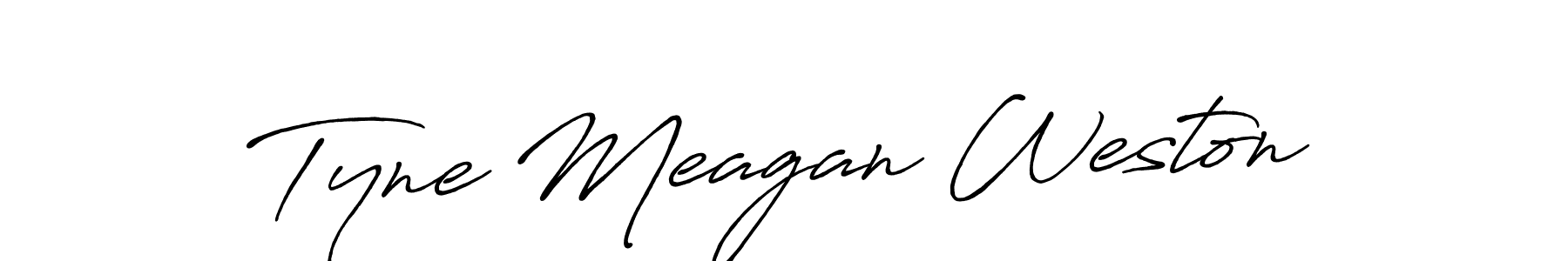 Also You can easily find your signature by using the search form. We will create Tyne Meagan Weston name handwritten signature images for you free of cost using Antro_Vectra_Bolder sign style. Tyne Meagan Weston signature style 7 images and pictures png