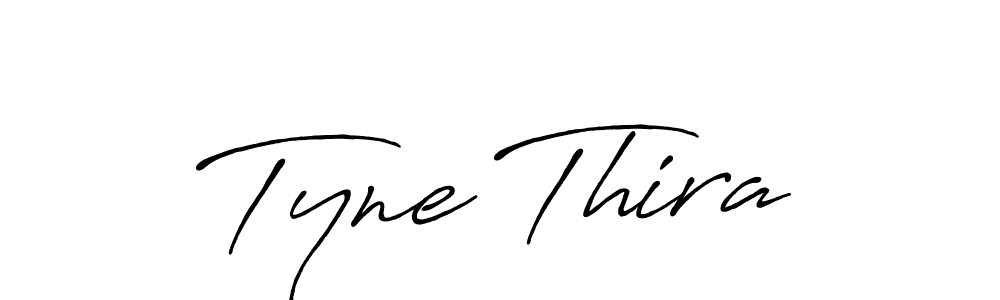 if you are searching for the best signature style for your name Tyne Thira. so please give up your signature search. here we have designed multiple signature styles  using Antro_Vectra_Bolder. Tyne Thira signature style 7 images and pictures png