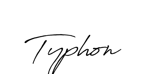 Create a beautiful signature design for name Typhon. With this signature (Antro_Vectra_Bolder) fonts, you can make a handwritten signature for free. Typhon signature style 7 images and pictures png