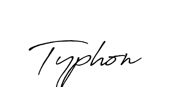 Use a signature maker to create a handwritten signature online. With this signature software, you can design (Antro_Vectra_Bolder) your own signature for name Typhon. Typhon signature style 7 images and pictures png