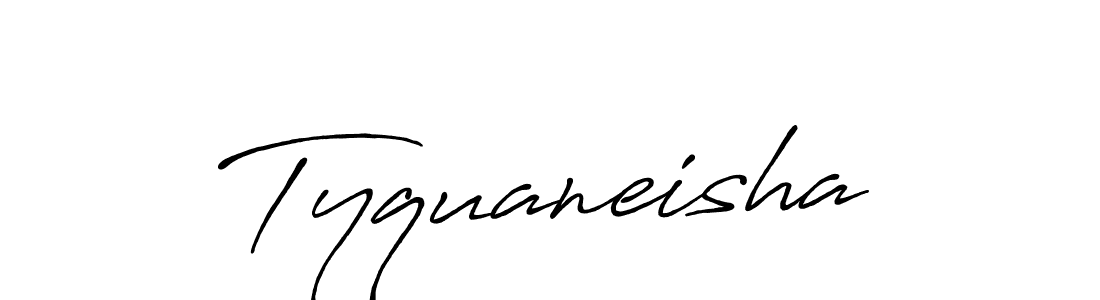 Also You can easily find your signature by using the search form. We will create Tyquaneisha name handwritten signature images for you free of cost using Antro_Vectra_Bolder sign style. Tyquaneisha signature style 7 images and pictures png