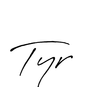 The best way (Antro_Vectra_Bolder) to make a short signature is to pick only two or three words in your name. The name Tyr include a total of six letters. For converting this name. Tyr signature style 7 images and pictures png