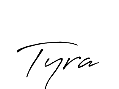 You should practise on your own different ways (Antro_Vectra_Bolder) to write your name (Tyra) in signature. don't let someone else do it for you. Tyra signature style 7 images and pictures png
