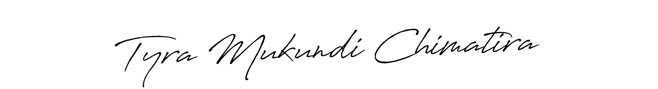 Also we have Tyra Mukundi Chimatira name is the best signature style. Create professional handwritten signature collection using Antro_Vectra_Bolder autograph style. Tyra Mukundi Chimatira signature style 7 images and pictures png