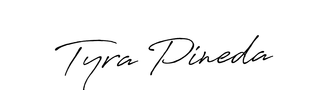 Once you've used our free online signature maker to create your best signature Antro_Vectra_Bolder style, it's time to enjoy all of the benefits that Tyra Pineda name signing documents. Tyra Pineda signature style 7 images and pictures png