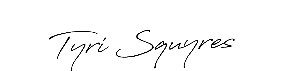 The best way (Antro_Vectra_Bolder) to make a short signature is to pick only two or three words in your name. The name Tyri Squyres include a total of six letters. For converting this name. Tyri Squyres signature style 7 images and pictures png