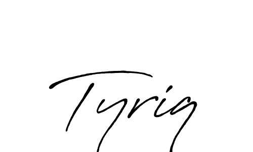 How to Draw Tyriq signature style? Antro_Vectra_Bolder is a latest design signature styles for name Tyriq. Tyriq signature style 7 images and pictures png
