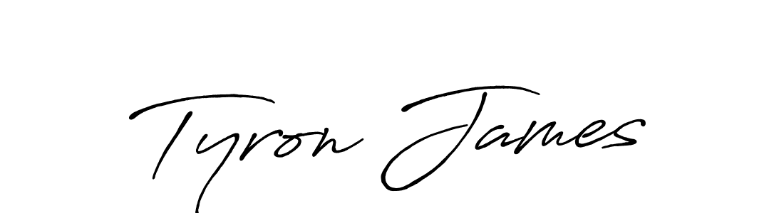 Make a beautiful signature design for name Tyron James. Use this online signature maker to create a handwritten signature for free. Tyron James signature style 7 images and pictures png