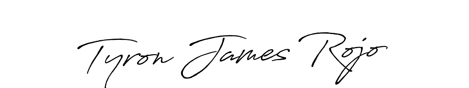 It looks lik you need a new signature style for name Tyron James Rojo. Design unique handwritten (Antro_Vectra_Bolder) signature with our free signature maker in just a few clicks. Tyron James Rojo signature style 7 images and pictures png