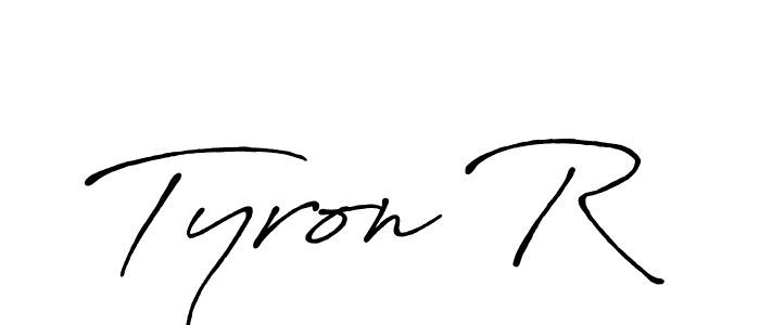 It looks lik you need a new signature style for name Tyron R. Design unique handwritten (Antro_Vectra_Bolder) signature with our free signature maker in just a few clicks. Tyron R signature style 7 images and pictures png