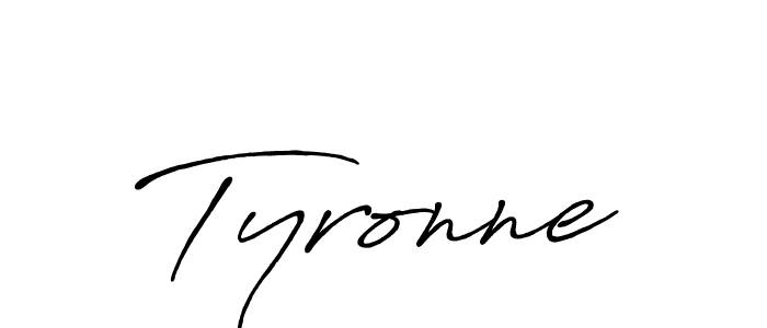 Create a beautiful signature design for name Tyronne. With this signature (Antro_Vectra_Bolder) fonts, you can make a handwritten signature for free. Tyronne signature style 7 images and pictures png