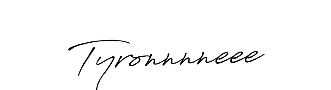How to make Tyronnnneee signature? Antro_Vectra_Bolder is a professional autograph style. Create handwritten signature for Tyronnnneee name. Tyronnnneee signature style 7 images and pictures png