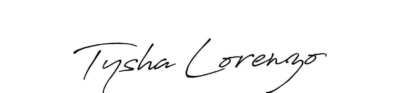 You should practise on your own different ways (Antro_Vectra_Bolder) to write your name (Tysha Lorenzo) in signature. don't let someone else do it for you. Tysha Lorenzo signature style 7 images and pictures png
