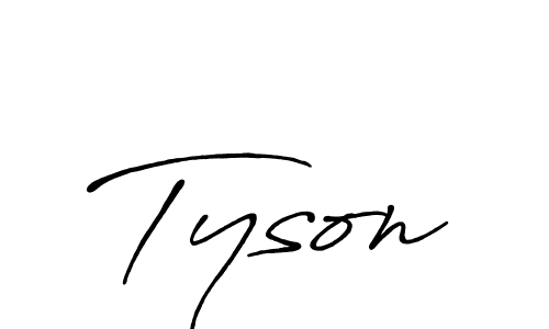 How to make Tyson signature? Antro_Vectra_Bolder is a professional autograph style. Create handwritten signature for Tyson name. Tyson signature style 7 images and pictures png