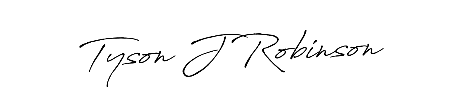 Use a signature maker to create a handwritten signature online. With this signature software, you can design (Antro_Vectra_Bolder) your own signature for name Tyson J Robinson. Tyson J Robinson signature style 7 images and pictures png