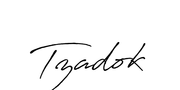 How to make Tzadok signature? Antro_Vectra_Bolder is a professional autograph style. Create handwritten signature for Tzadok name. Tzadok signature style 7 images and pictures png