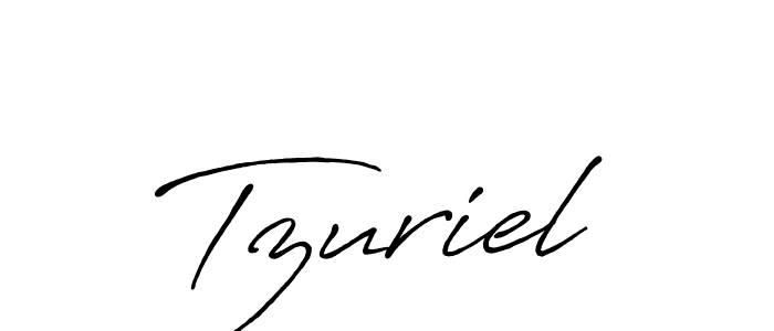 The best way (Antro_Vectra_Bolder) to make a short signature is to pick only two or three words in your name. The name Tzuriel include a total of six letters. For converting this name. Tzuriel signature style 7 images and pictures png