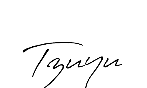Design your own signature with our free online signature maker. With this signature software, you can create a handwritten (Antro_Vectra_Bolder) signature for name Tzuyu. Tzuyu signature style 7 images and pictures png