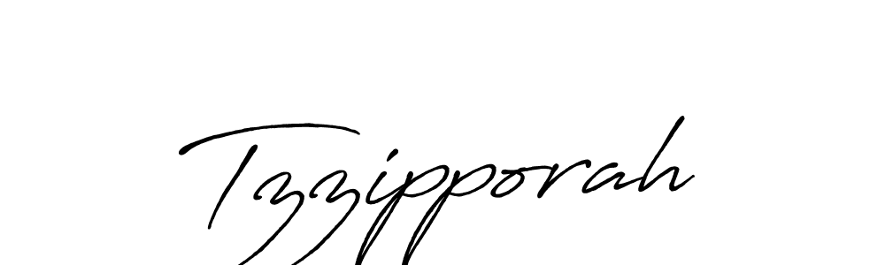 How to make Tzzipporah signature? Antro_Vectra_Bolder is a professional autograph style. Create handwritten signature for Tzzipporah name. Tzzipporah signature style 7 images and pictures png