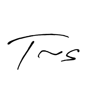 Make a beautiful signature design for name T~s. Use this online signature maker to create a handwritten signature for free. T~s signature style 7 images and pictures png