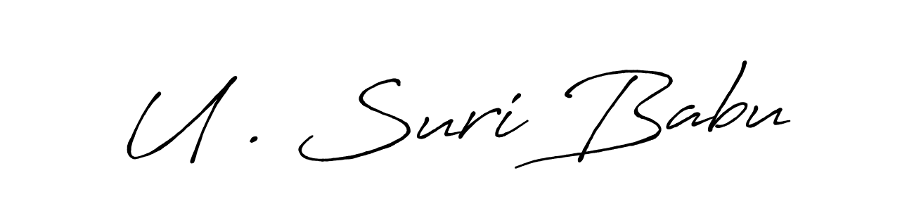 Check out images of Autograph of U . Suri Babu name. Actor U . Suri Babu Signature Style. Antro_Vectra_Bolder is a professional sign style online. U . Suri Babu signature style 7 images and pictures png