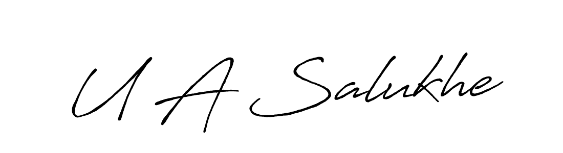 Once you've used our free online signature maker to create your best signature Antro_Vectra_Bolder style, it's time to enjoy all of the benefits that U A Salukhe name signing documents. U A Salukhe signature style 7 images and pictures png