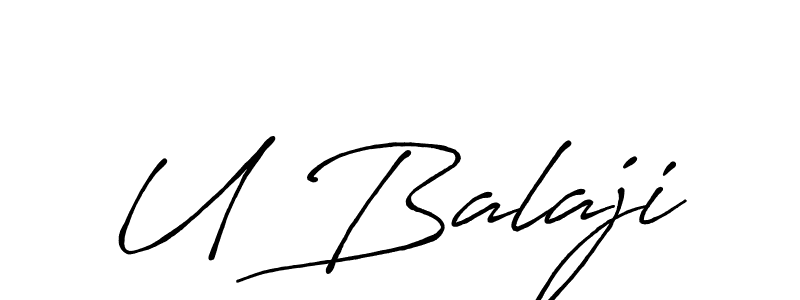 How to Draw U Balaji signature style? Antro_Vectra_Bolder is a latest design signature styles for name U Balaji. U Balaji signature style 7 images and pictures png